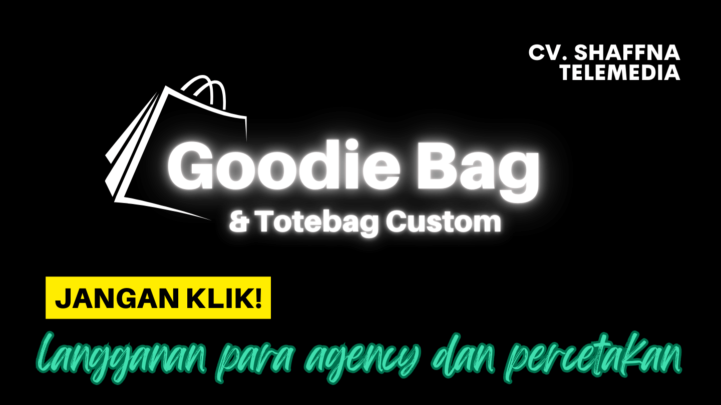 Goodie Bag Tas Spunbond Custom