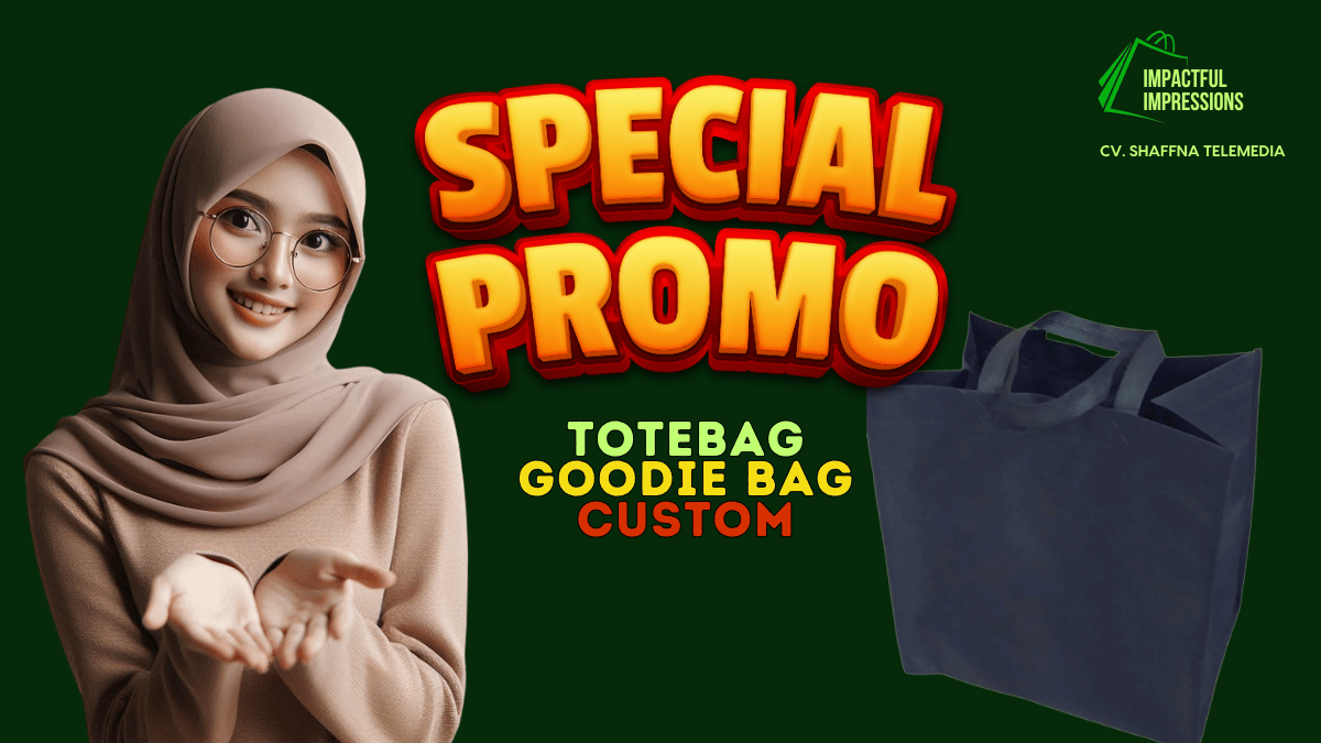 Produsen Tas Goodie Bag Custom Spunbond Blacu Kanvas Murah Tepercaya